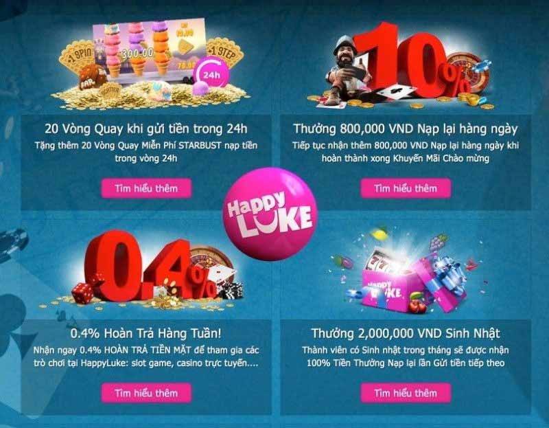 HappyLuke - Nhà cái cá cược đổi thưởng số 1 châu Á hiện nay đổi thưởng
