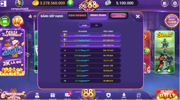 Game đánh bài R88Vin: Đánh giá game đổi thưởng uy tín 2022 đua top