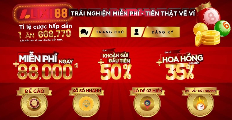 Lixi88 - Nhà cái trực tuyến được đánh giá cao nhất 2022 lixi88