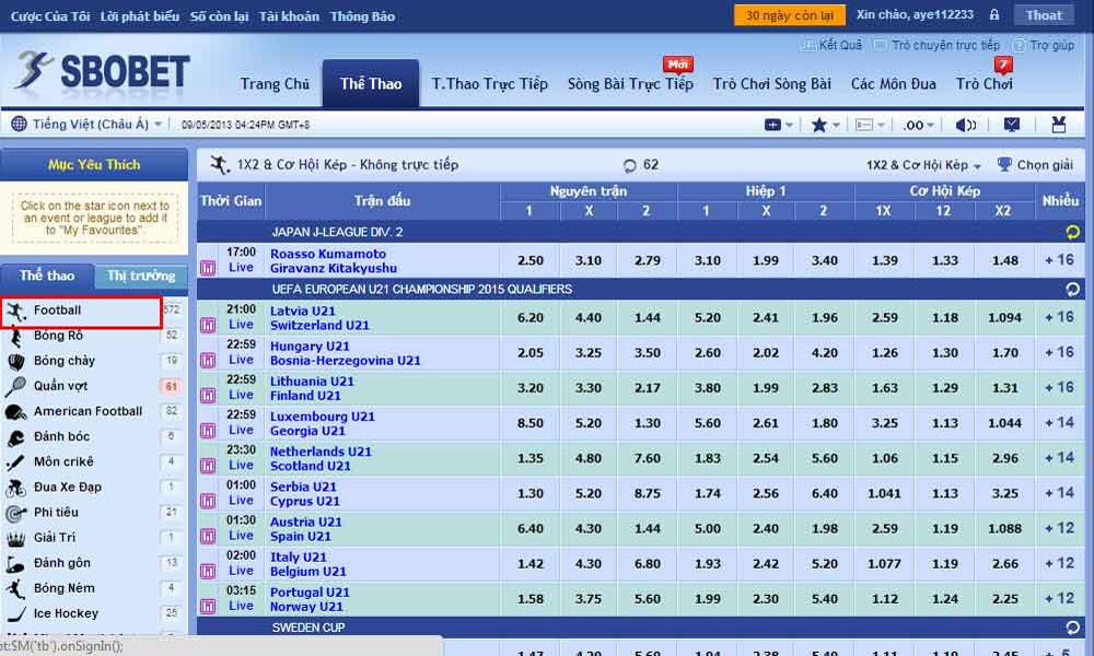 Sbobet - Nhà cái cá cược mang đẳng cấp quốc tế cá cược