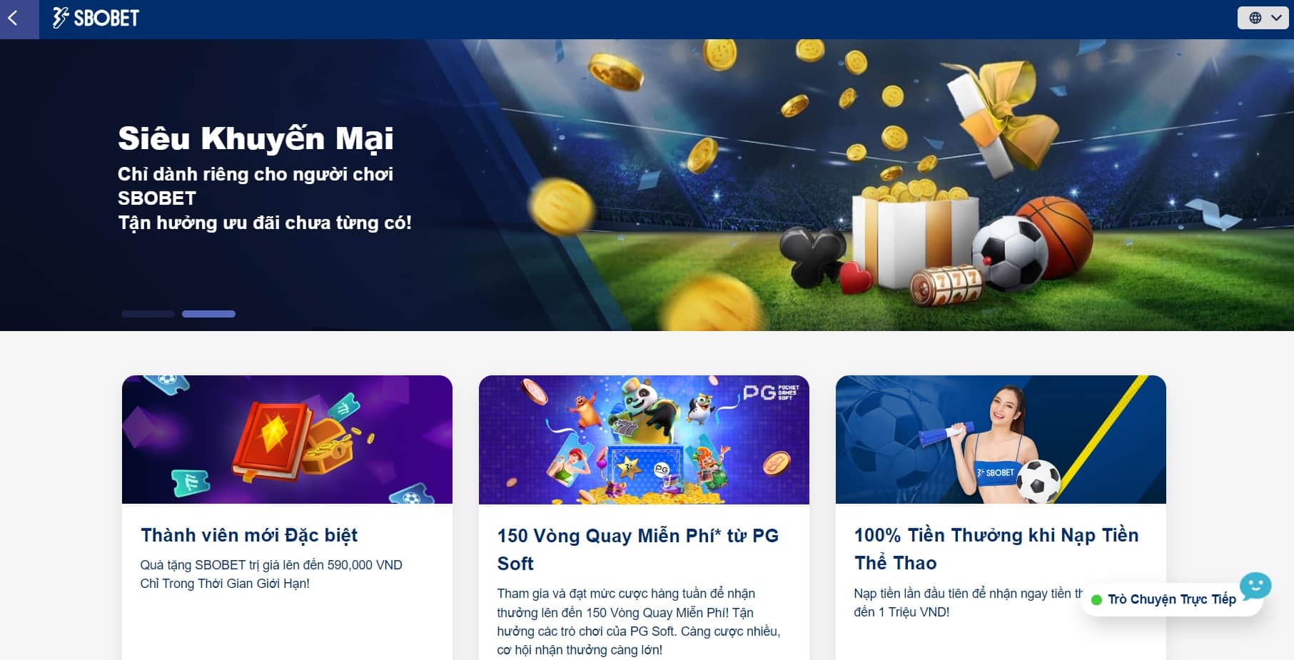 Sbobet - Nhà cái cá cược mang đẳng cấp quốc tế khuyến mãi