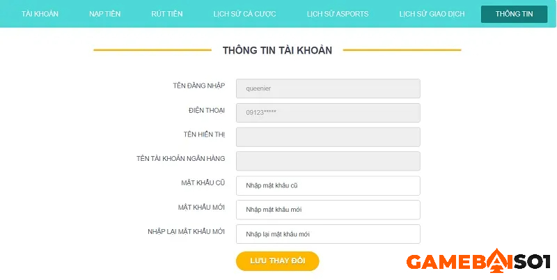 NẠP RÚT TIỀN FIVE88